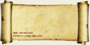 Ivona Aćimac vizit kartica